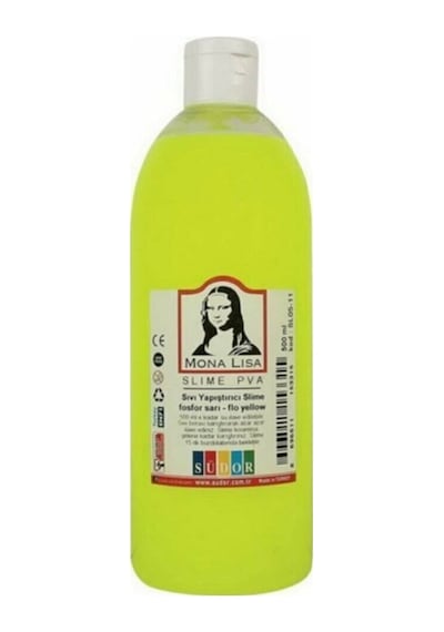 Mona Lisa Slime Jeli 500 Ml. Fosforlu Sarı Nocolor