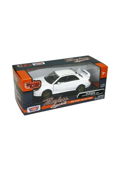 Motormax 1:24 Subaru Impreza Wrx Stı Beyaz Model Araba