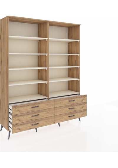 Hyperion Gardrop 10 Raflı 6 Çekmeceli 176x44x221 Çam-aytaşı/çam Aytaşı/çam Hyperion Gardrop 10 Raflı 6 Çekmeceli 176x44x221 Çam-aytaşı/çam Aytaşı/çam