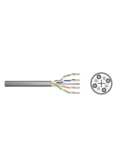 Cat6 Utp 23awg Gri 500m Makara Lszh Kablo 0.55mm Dk-1612-vh-5
