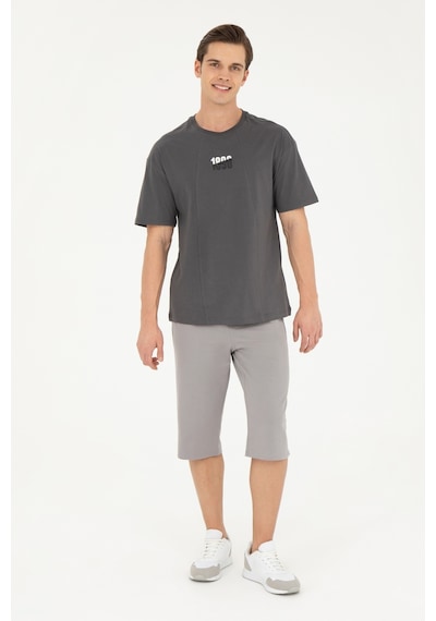 U.S. Polo Assn. Erkek Comfort Fit Bisiklet Yaka Antrasit Tişört 50287049-VR006 U.S. Polo Assn. Erkek Comfort Fit Bisiklet Yaka Antrasit Tişört 50287049-VR006