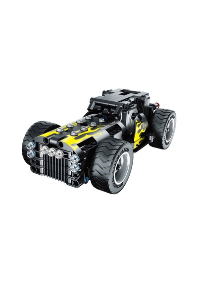 Eğitici 177 Parça Çek-bırak Motorlu Siyah Arazi Aracı Yapım Seti 6+ Yaş Çocuk Oyuncak