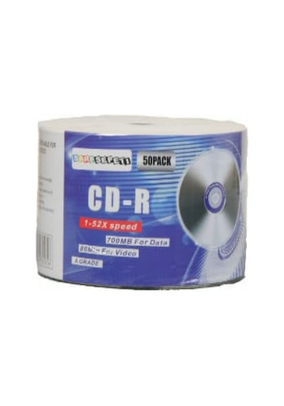 Boş Cd-R 700 Mb 80 Min – 1 Koli 600 Adet 50’Lik Paket