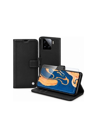 Constraın Xiaomi 13t Pro İle Uyumlu Cüzdanlı Kartlıklı Standlı Kapaklı Suni Deri Telefon Kılıfı Ve Ekran Koruy Diğer