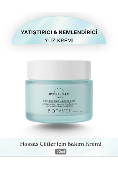 Botavee Su Bazlı Yoğun Nemlendirici, Yatıştırıcı, Ton Eşitleyici Yüz Kremi Hyaluronik Asit, Niacinamide Ve Alpha Arbutin
