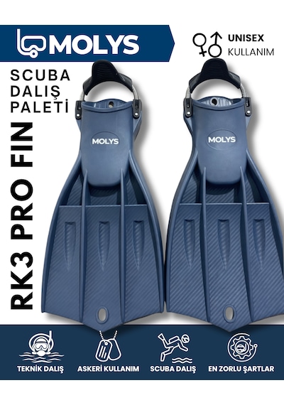 Rk3 Pro Fın Scuba Dalış Paleti Lacivert