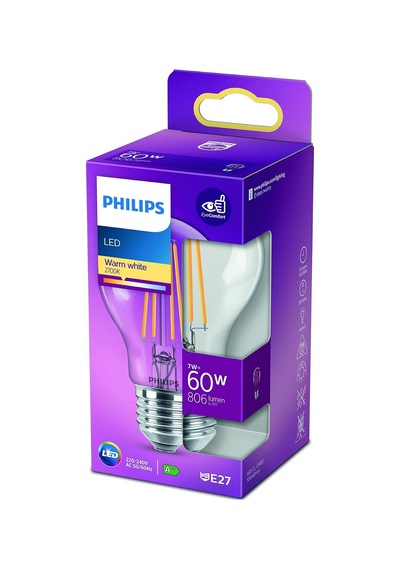 Led Classic 60w A60 E27 Non-dim 2700k Sarı Işık Led Filament Ampul 4w 78mm & Yok