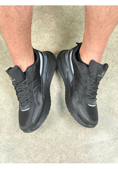 Günlük Erkek Sneaker Bağcıklı Kalın Tabanlı Rahat Hafif Spor Ayakkabı 2019 Füme - Siyah Günlük Erkek Sneaker Bağcıklı Kalın Tabanlı Rahat Hafif Spor Ayakkabı 2019 Füme - Siyah