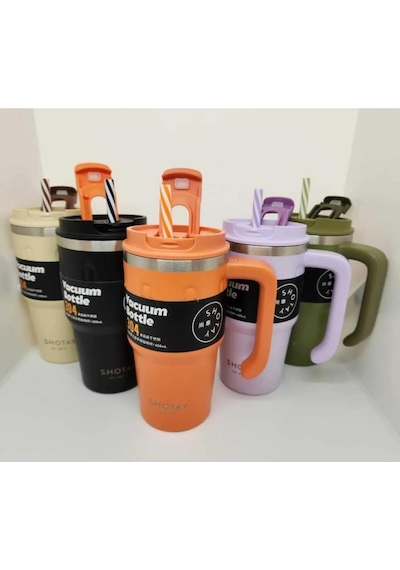 Shotay Termos Bardak Seyahat Ve Outdoor 650 ML Turuncu