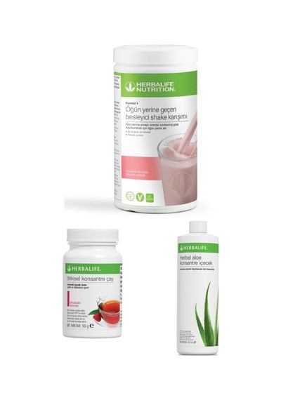 Set / Beyazçikolata-ahududu Shake 550 Gr. - Aloe 473 Ml. Yada Mango 473 Ml. - Ahududu Çay 50 Gr