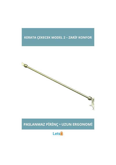 Letsii Pirinç Çapalı Ergonomik Ayakkabı Çekecek
