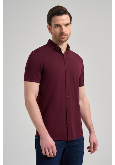İmza Bordo Kısa Kol Düz Örme İtalyan Yaka Düğmeli Cepsiz Pamuklu Classic Slim Fit Gömlek 1004250156 900 Bordo İmza Bordo Kısa Kol Düz Örme İtalyan Yaka Düğmeli Cepsiz Pamuklu Classic Slim Fit Gömlek 1004250156 900 Bordo
