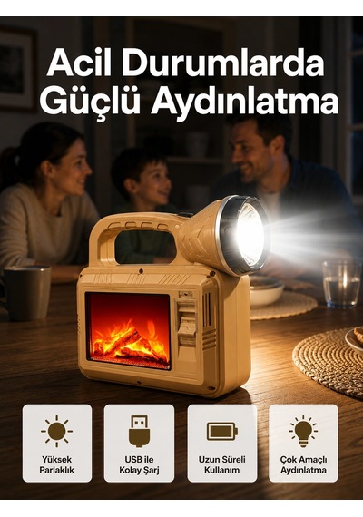 Kargo Solar Alev Lambası Kamp, Bahçe Ve Dış Mekan İçin Najmaddin Çok Renkli