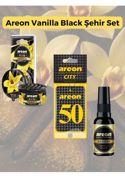 Areon Vanilla Black Şehir Set-50