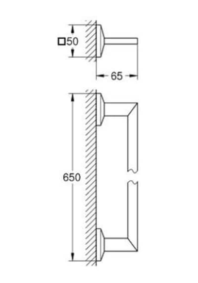 Grohe Allure Brilliant Havluluk - 40896000 Gümüş