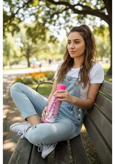 Termos, 600 Ml Kapasite Açık Beyaz