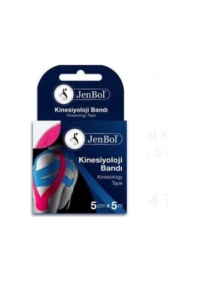 Jenbol Kinesiology Tape  Bandı 5 Cm X 5 M - Pembe