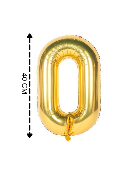 Folyo Balon O Harfi Helyum Balon 40 Cm Gold Renk Altın