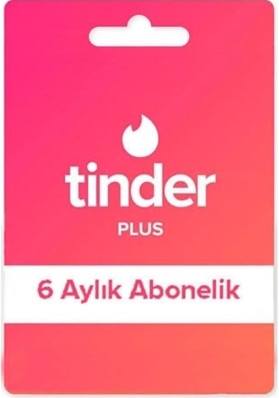6 Aylık Tinder Plus Kodu - Mega Paket