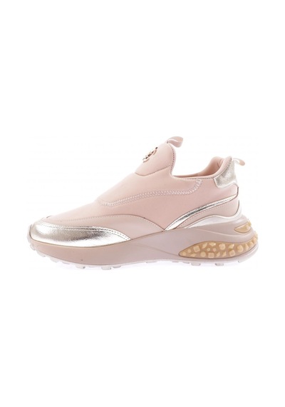 Dgn 026-22k Kadin Kalin Taban Metal Aksesuarli Sneakers Ayakkabi 026-2252-R0152 Bej