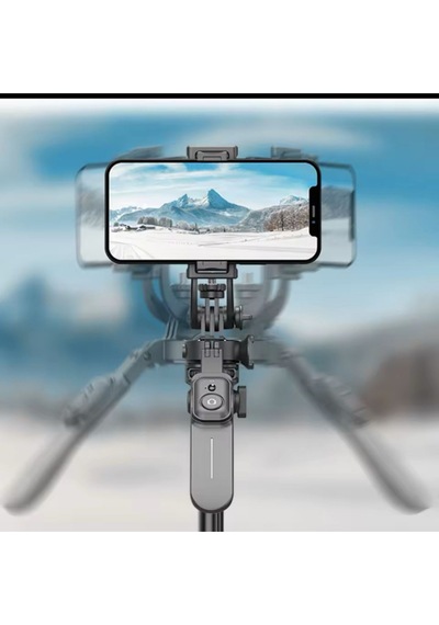 Selfie Stick 360 Derece Bluetooth Kumandalı Selfie Çubuğu Tripod Monopod