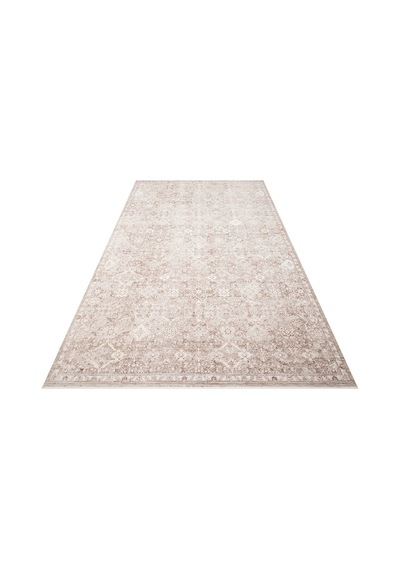 Eko Halı Mahal Mood 07 Beige Polyester Akrilik Klasik Desenli Premium Salon Halısı Bej