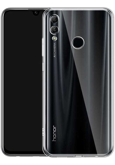 Huawei Honor 8x Kılıf Zore Süper Silikon Kapak Renksiz