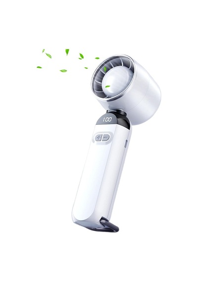 Şarjlı El Fanı 12000rpm 0-120 Hız Ayarı Masaüstü Vantilatör Mini Fan