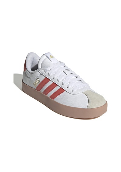 Adidas Vl Court 3.0 Beyaz Kadın Sneaker Beyaz-turuncu Beyaz - Turuncu