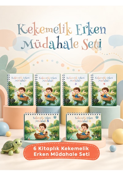 3 6 Yaş Kekemelik Erken Destek Seti 6 Kitap