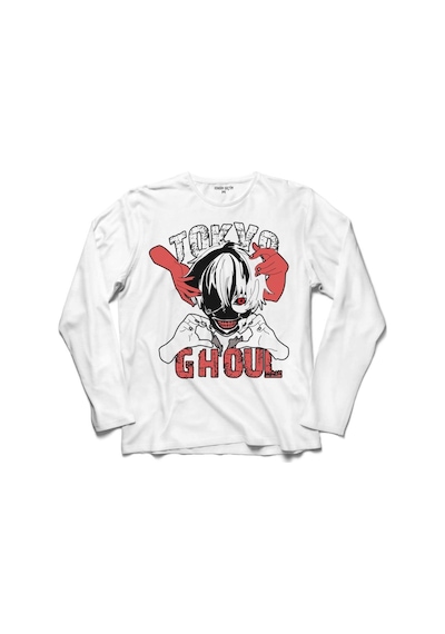 Tokyo Ghoul Kaneki Anıme Manga Uzun Kollu Tişört (518430454)