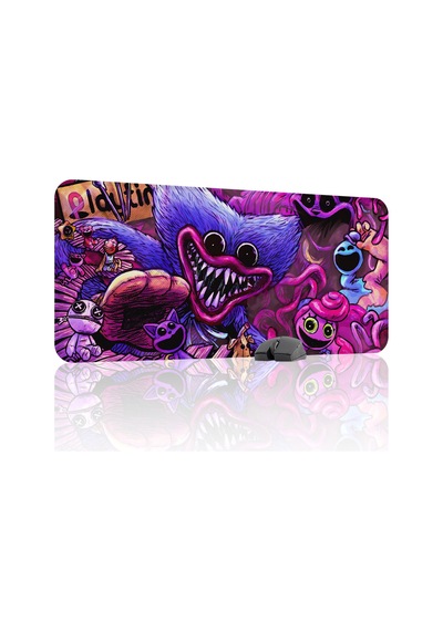 Poppy Playtime Kaymaz Dikişli Kauçuk Oyuncu Mousepad V1 - 90x40 Xxl Gaming Mouse Pad Fare Altlığı