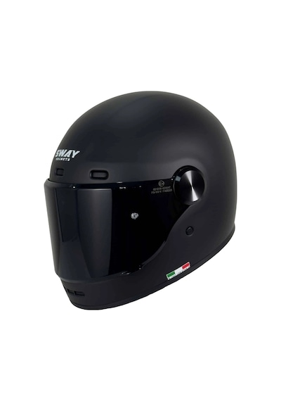 Kask Sway SW-6 Retro Mat Siyah