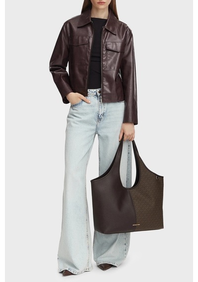 Michael Kors Logolu Omuz Askılı Çanta 30t6g51t9b251 Kadın Çanta 30t6g51t9b 251 Kahve
