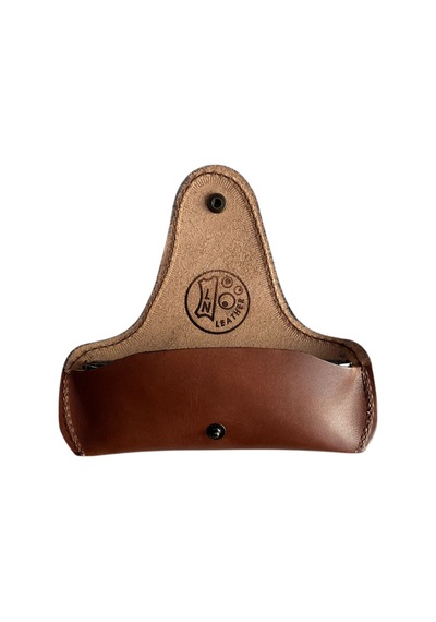 Lnleather Gerçek Deri Gözlük Kılıfı Kızıl Kahve Rengi 95837468