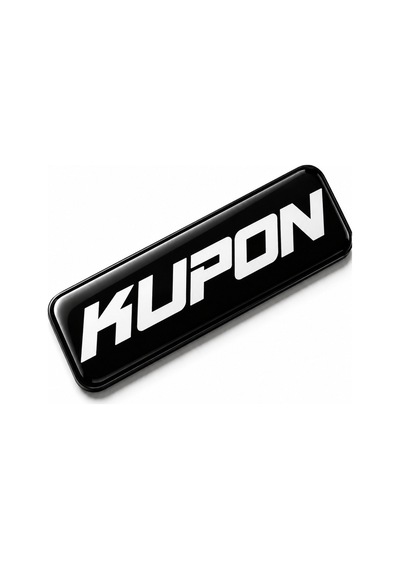 Kupon Damla Etiket 3d Reçine Logo Sticker Oto Araç İçi Dekoratif Aksesuar 6x1,5 Cm