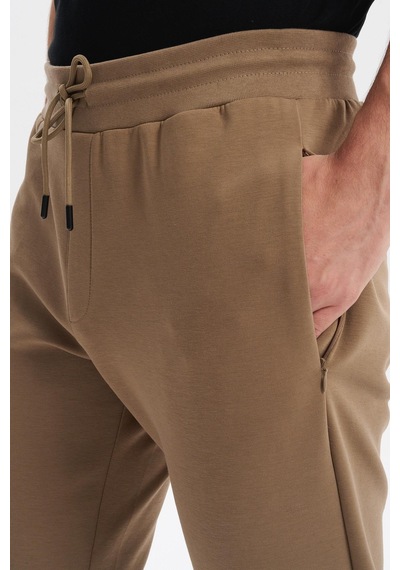AR-MA Arma Erkek Slim Fit Basic Interlok Dar Paça Eşofman Altı Arka Ve Ön Cepler Gizli Fermuarlı %80 Pamuk %14 Polyester %6 Elastane K30174998802 Gri Açık