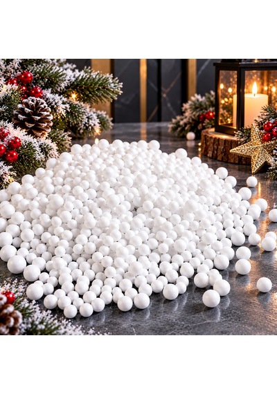 900 Adet Beyaz Yapay Kar Tanesi Yılbaşı Ağacı Süsleri Noel Ağacı Süsleri Vitrin Mekan Süsleme Diğer