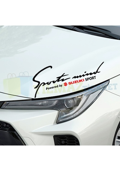 Suzuki Sport Mind Kaput Far Tampon Oto Sticker Yapıştırma Etiket