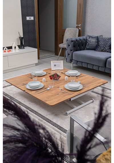 Home Üst Tabla Mdf Efesçam Oval Köşe Alt Beyaz