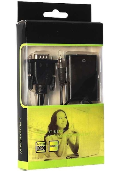 Power Master Vga To Hdmi Dönüştürücü Kablo