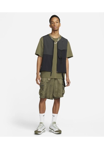 Nike Sportswear Tech Pack Men's Short-sleeve Dri-fıt Top Erkek Pamuklu Günlük Tişört Fb4395-222 Yeşil