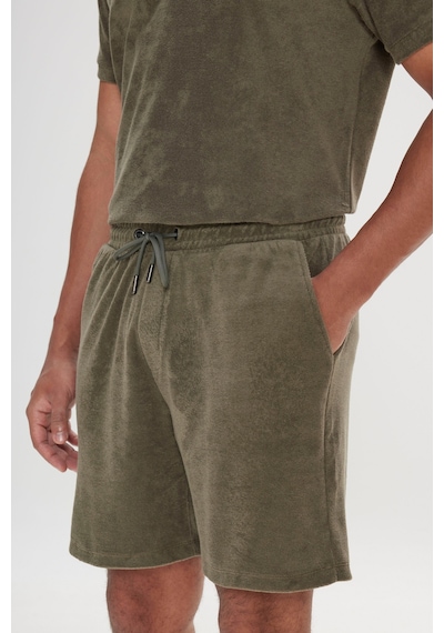 Ac&Co / Altınyıldız Classics Ac&Co / Altınyıldız Classics Standart Fit Normal Kesim Havlu Şort 534685543 Haki