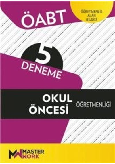 ÖABT Okul Öncesi Öğretmenliği - 5 Deneme- Masterwork
