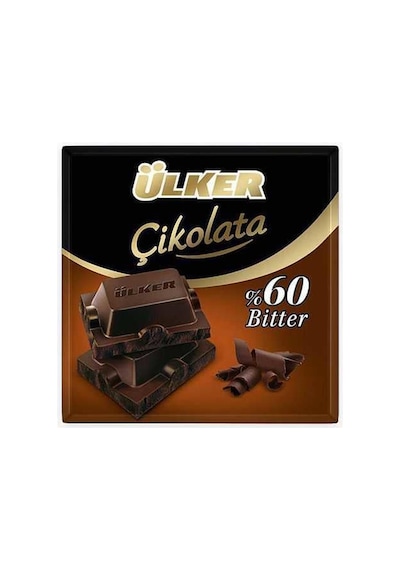 1429-7 Çikolata Bitter Kare 60gr