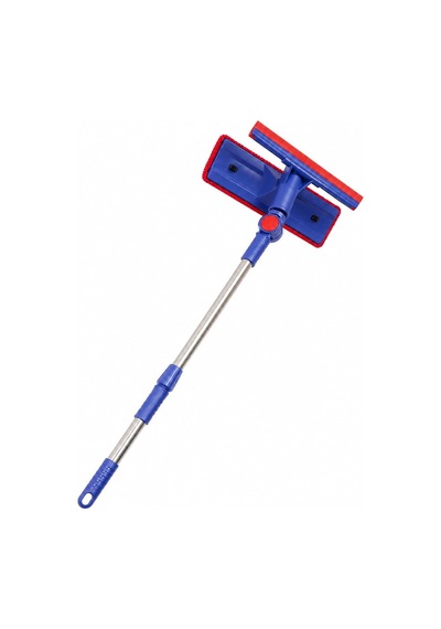 Teleskopik Cam Silme Mop Ve Çekçek Aparatı Çift Taraflı Mikrofiber Temizleme Başlığı, Uzayan Saplı Cam Sileceği Pencere, Ayna, Duşakabin, Vitrin Ve Araç Camı İçin Çok Renkli