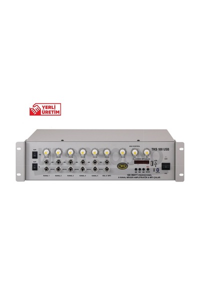 West Sound TKS 100 USB TR Mikserli Amplifikatör