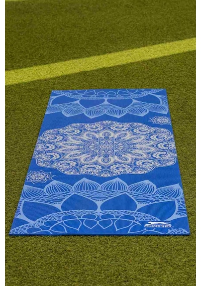 Slazenger Yoga Mat Mavi 173*61 cm - 6 mm Çok Renkli