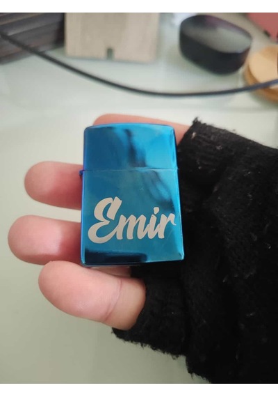 Çakmak Kişiye Özel İsim Yazılı Ve Mdf Tasarım Kutulu No:36
