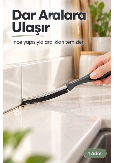 Derz Arası Dar Alan İnce Temizlik Fırçası Banyo Mutfak İçin
